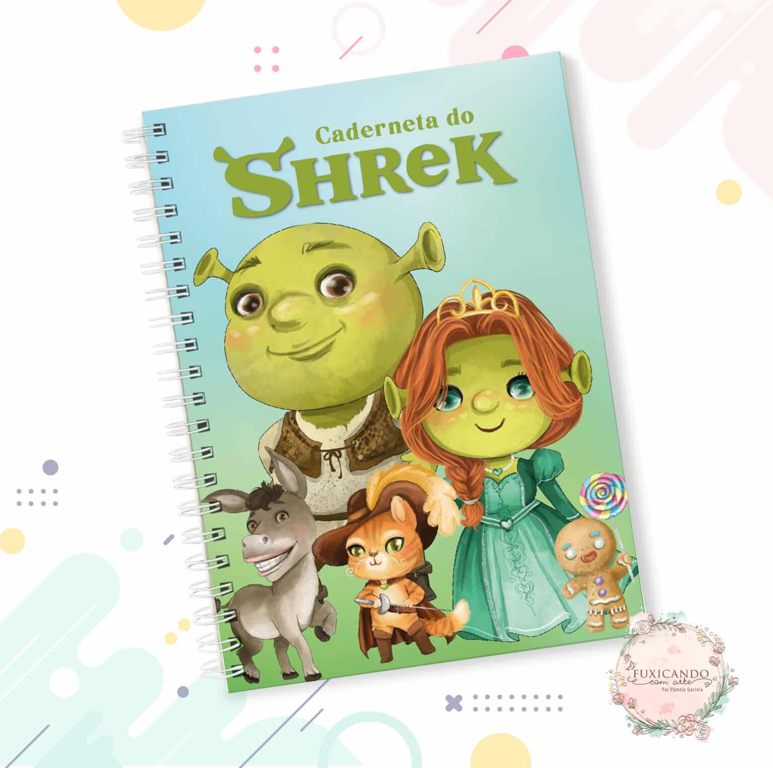 Combo Dos Sonhos Shrek Cole O Fuxicando Arte