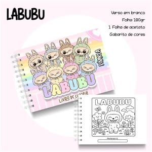 Livro de Colorir Labubu