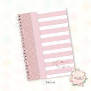 Caderno Infantil - Neutro Geométrico Rosa - Coleção 2025