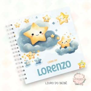 Combo Caderneta e Livro - Estrelinha Menino - Coleção 2025