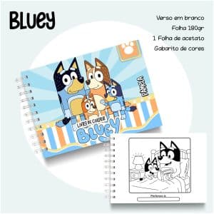 Livro de Colorir Bluey