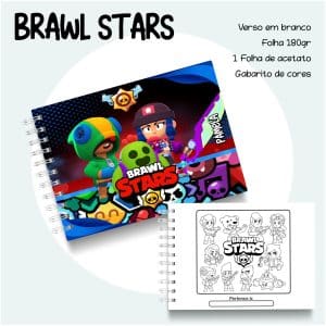 Livro de Colorir Brawl Star