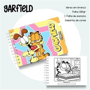 Livro de Colorir Garfield
