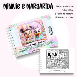 Livro de Colorir Minnie e Margarida