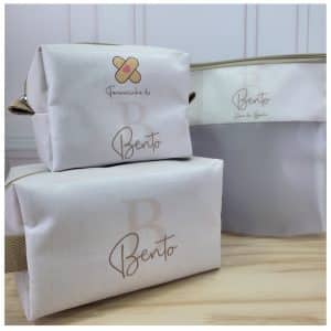 Trio Necessaires Baby - Alfabeto Neutro Off White