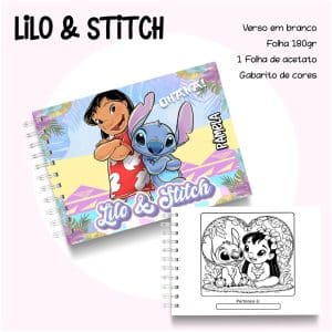 Livro de Colorir Lilo & Stitch